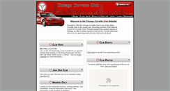 Desktop Screenshot of chicagocorvetteclub.com